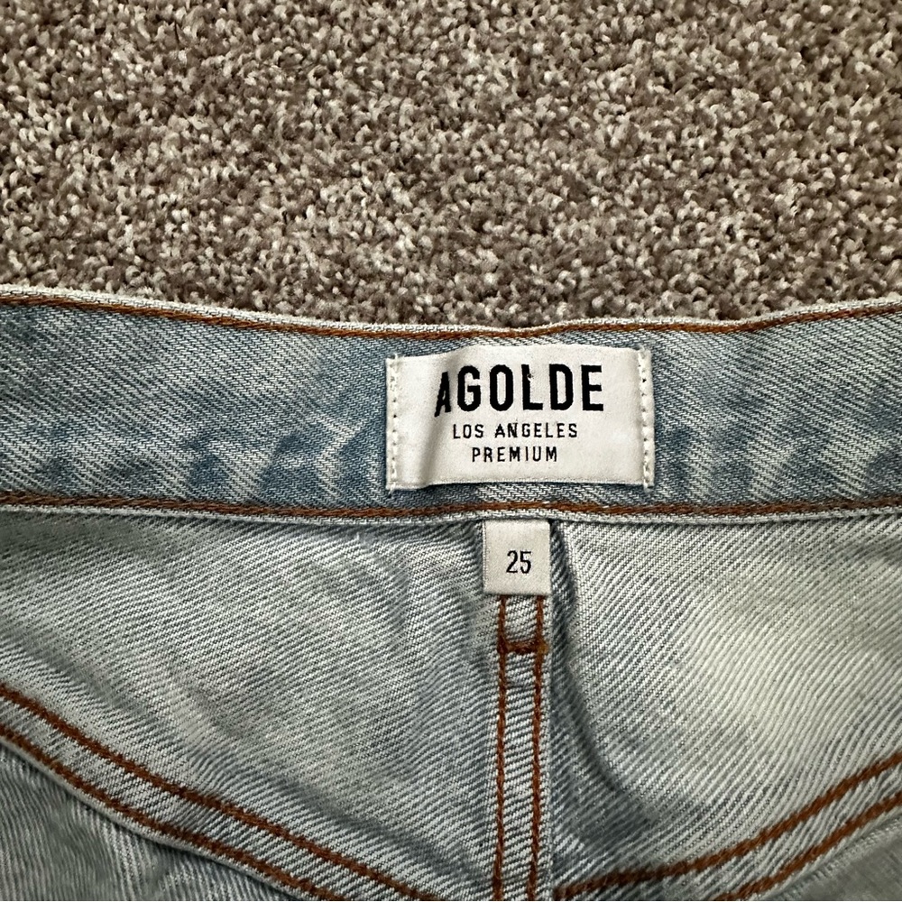 AGOLDE Jaden High Rise Shorts - Picture 8 of 9